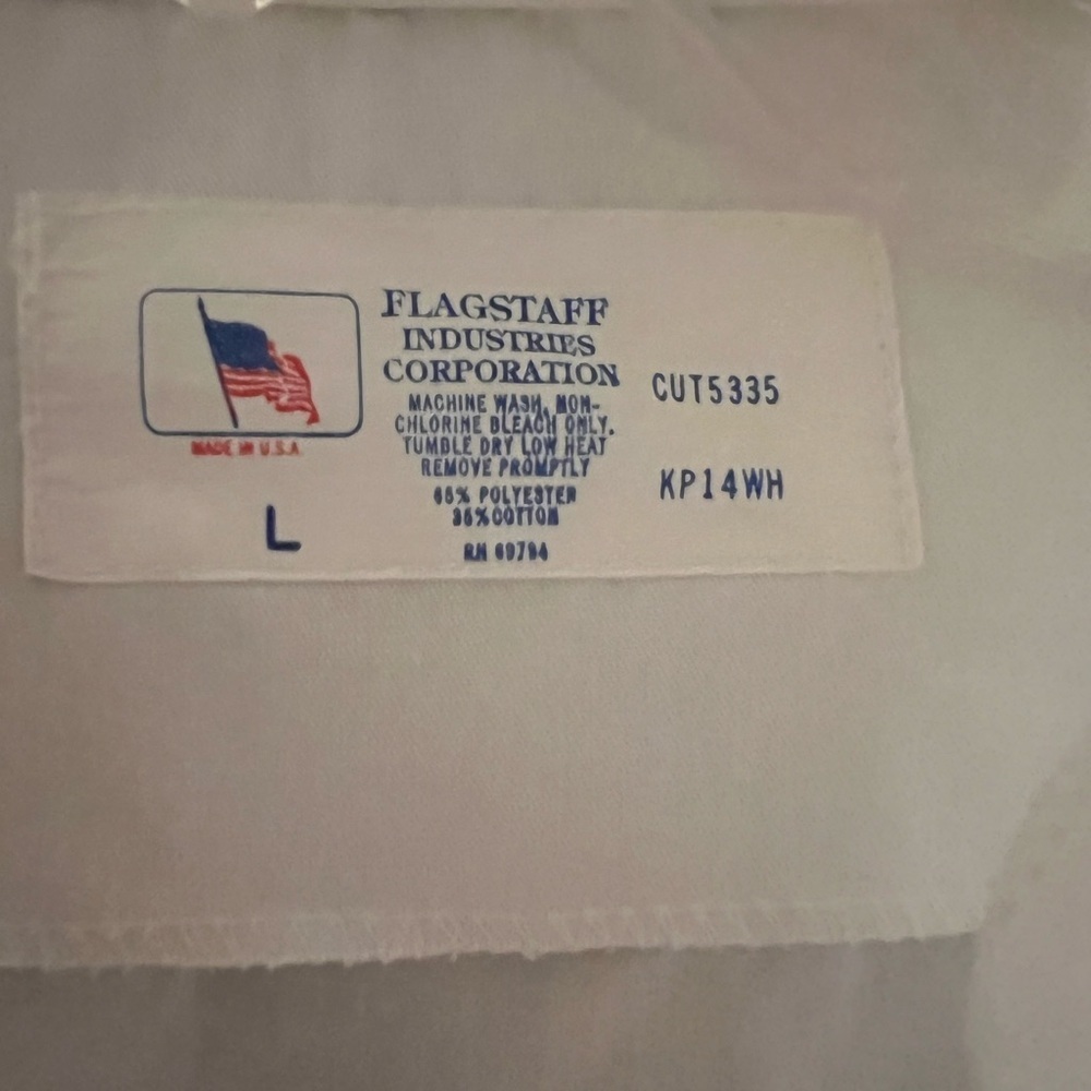 Men's White Coat - Picture 4 of 4